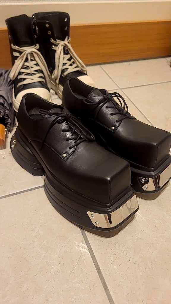 GRANCY ビジネスシューズ 「GRANCY」Metal Plate Leather Shoes