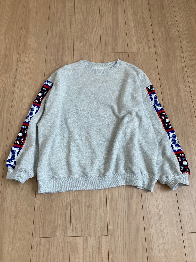 p*︎様 ニコアンド　クロシェコンビプルオーバー　オートミール　M　人気色 p*︎様 ニコアンド クロシェコンビプルオーバー オートミール M