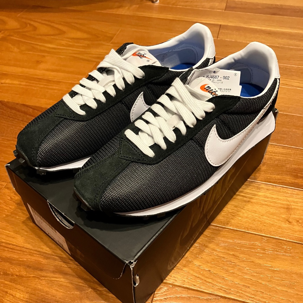 NIKE スニーカー ナイキ LD-1000 MHJ4687 002BLK/WHT メンズ