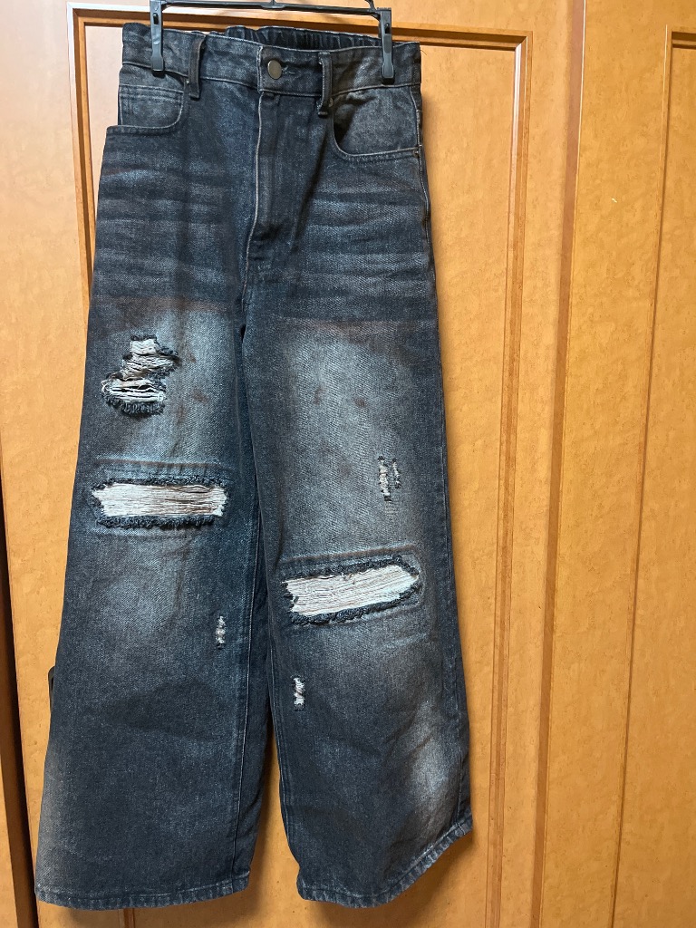 CLEL ヴェイルドダメージデニム CLEL】Veiled Damage Denim / ヴェイルドダメージデニム（デニム