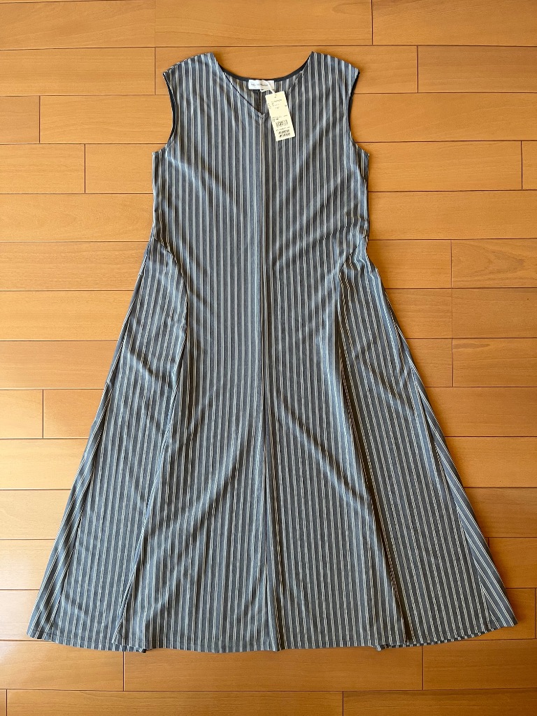 INED（イネド） ワンピース ストライプフレアカットワンピース