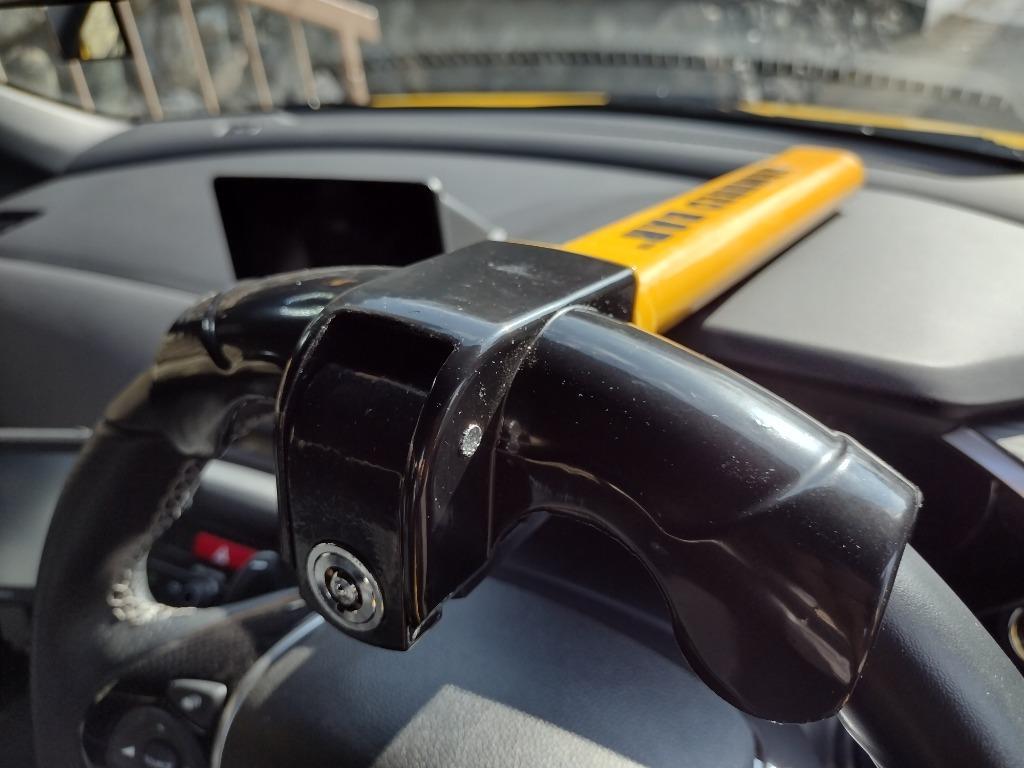T型 ステアリング ロック ハンドル ロック 防犯 車両盗難 車 取付簡単 盗難防止 安心 ツーロック 自動車ロック セキュリティ ロック ハンドル  T型 安全対策 :83179:ギフト百貨のzumi - 通販 - Yahoo!ショッピング