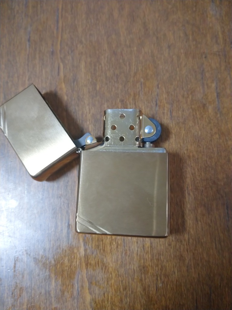 ZIPPO #240 1937 復刻 ブラス フラットトップ ビンテージ オイル
