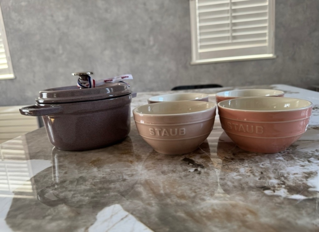 Staub（ストウブ） ボウル 12cm 2個セット マカロンピンク